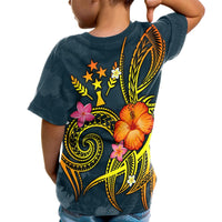 Kosrae Polynesian T Shirt Legend of Kosrae (Blue) - Polynesian Pride