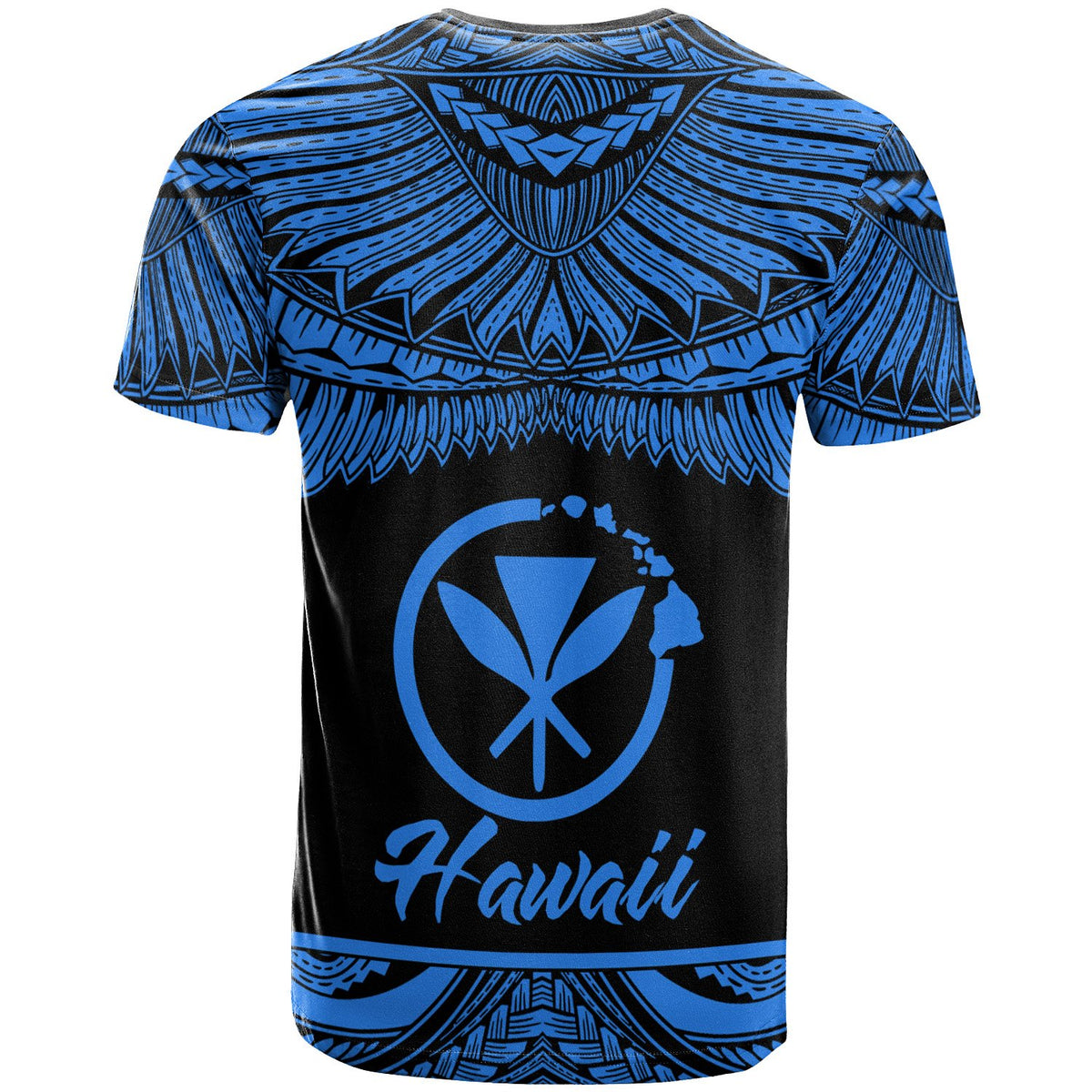 Hawaii Polynesian T Shirt Hawaii Pride Blue Version - Polynesian Pride