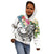 The Philippines Zip up Hoodie Summer Plumeria (White) - Polynesian Pride