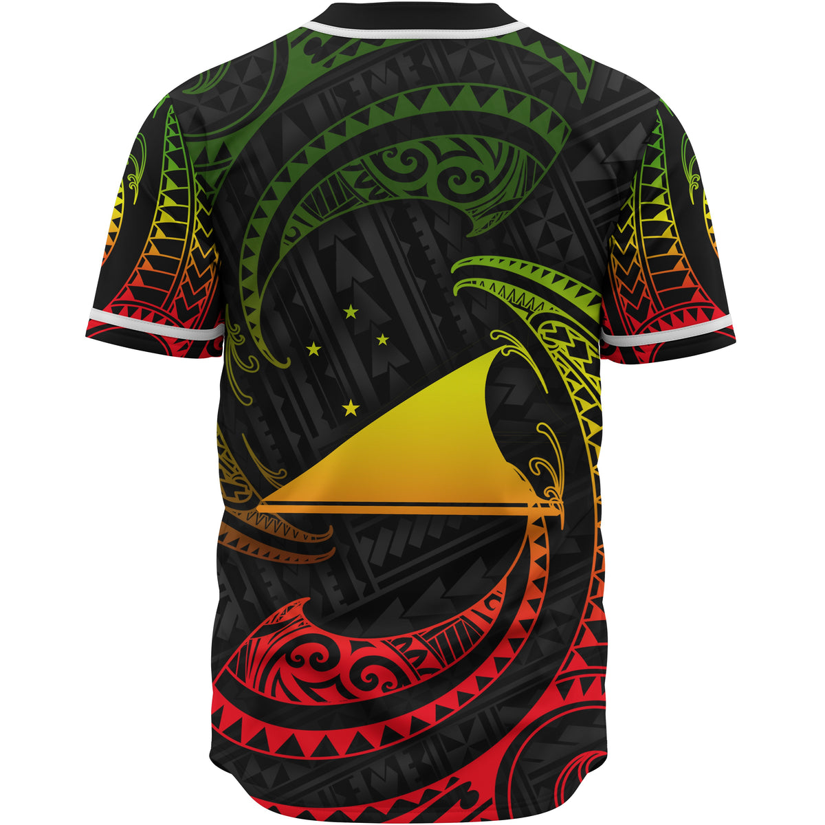 Tokelau Polynesian Baseball Shirt - Reggae Tribal Wave - Polynesian Pride