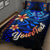 Kosrae Custom Personalised Quilt Bed Set - Vintage Tribal Mountain - Polynesian Pride