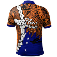 Papua New Guinea New Ireland Province Polynesian Custom Polo Shirt Tribal Wave Tattoo - Polynesian Pride