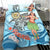 Hawaii Bedding Set - Polynesian Girls With Shark - Polynesian Pride