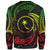 Chuuk Polynesian Custom Personalised Sweater - Reggae Tribal Wave - Polynesian Pride