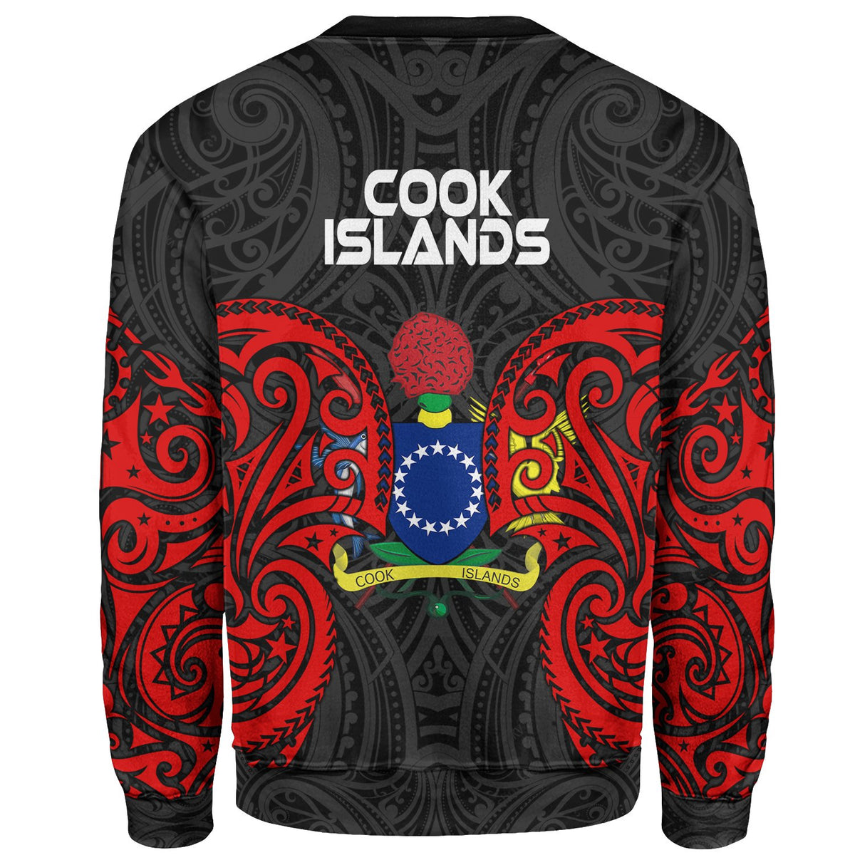 Cook Islands Polynesian Custom Personalised Sweater - Spirit Style - Polynesian Pride