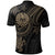 Tahiti Custom Polo Shirt Gold Turtle - Polynesian Pride