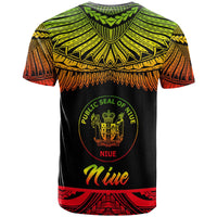 Niue Polynesian T Shirt Niue Pride Reggae Version - Polynesian Pride