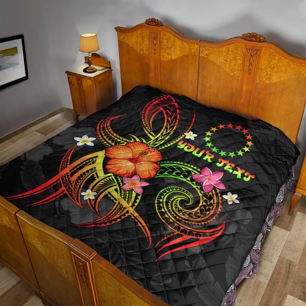 Cook Islands Polynesian Personalised Premium Quilt - Legend of Cook Islands (Reggae) - Polynesian Pride