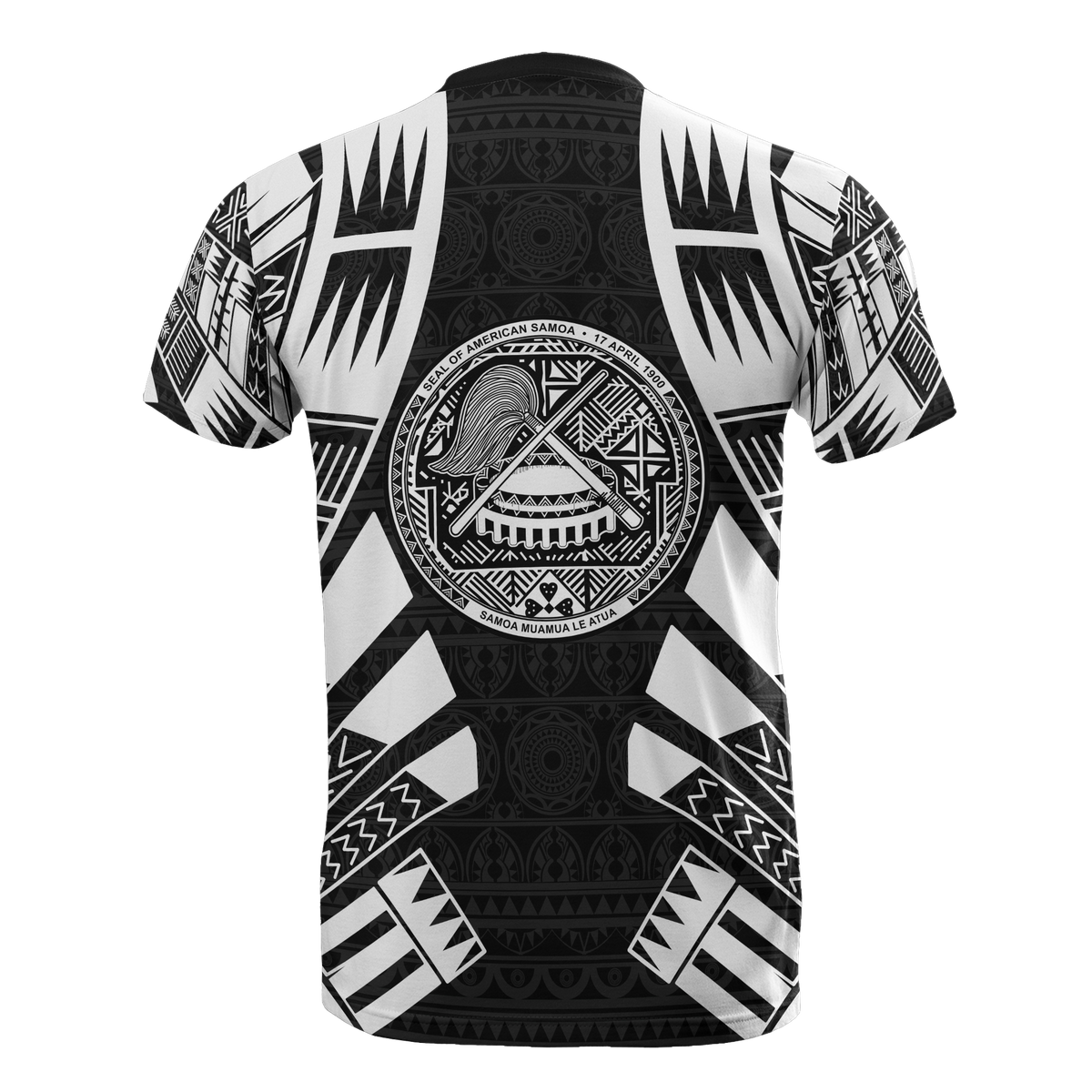 American Samoa T Shirt American Samoan Seal Polynesian Tattoo Style - Polynesian Pride