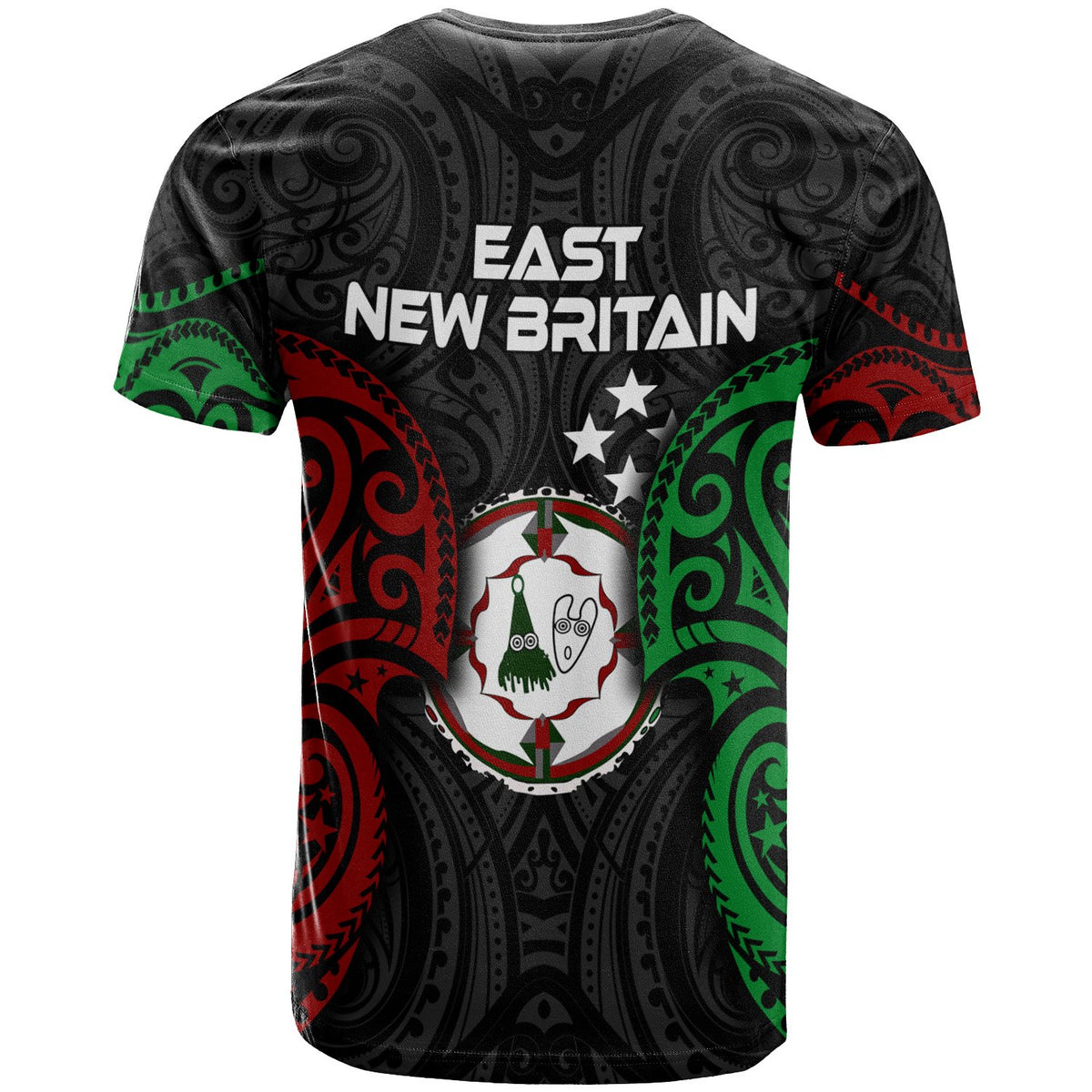 Papua New Guinea East New Britain Province Polynesian Custom T Shirt Spirit Version - Polynesian Pride