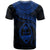 Guam Polynesian Custom T Shirt Guam Waves (Blue) - Polynesian Pride