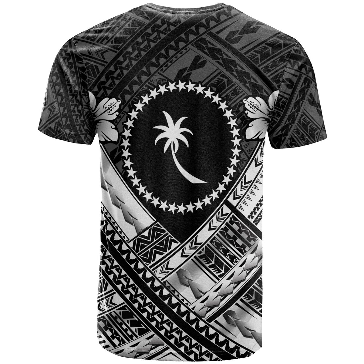 Chuuk Polynesian Custom T Shirt Chuuk White Seal Camisole Hibiscus Style - Polynesian Pride