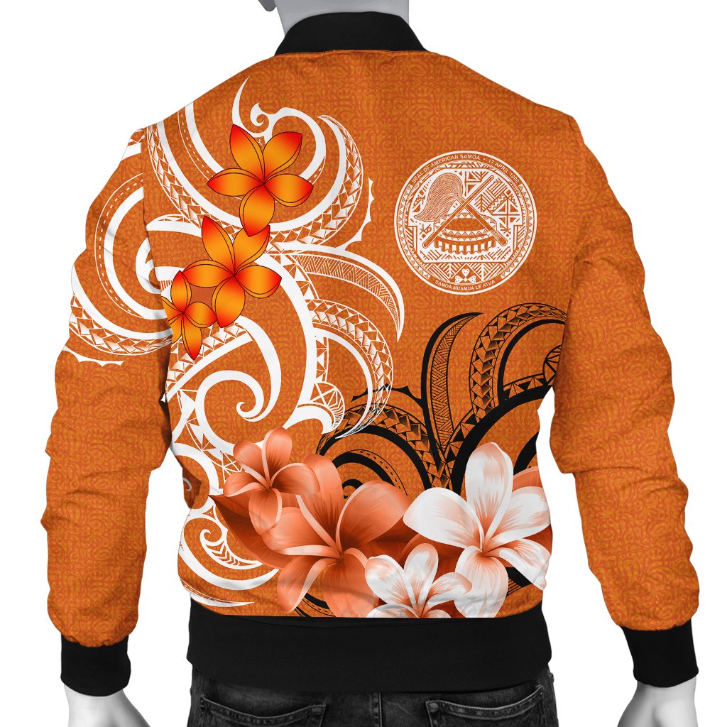 American Samoa Men's Bomber Jacket - American Samoa Spirit - Polynesian Pride