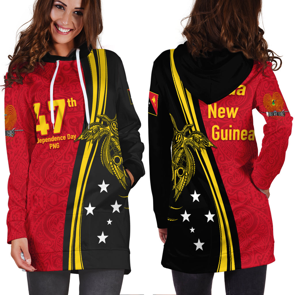 Papua New Guinea Independence Anniversary Polynesian Tribal Hoodie Dress - LT12 - Polynesian Pride