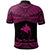 Papua New Guinea Polo Shirt Polynesian Tattoo Pink Version - Polynesian Pride