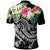 Guam Polynesian Polo Summer Plumeria (Black) - Polynesian Pride