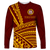 (Custom Personalised) Tafuna High School American Samoa Pride Long Sleeve Shirt - LT12 Unisex Red - Polynesian Pride