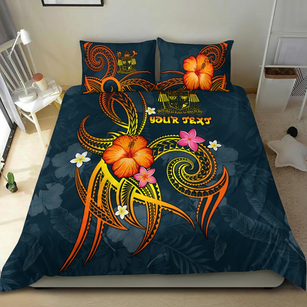 Fiji Polynesian Personalised Bedding Set - Legend of Fiji (Blue) Blue - Polynesian Pride