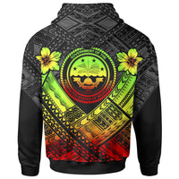 Federated States of Micronesia Polynesian Hoodie Federated States of Micronesia Reggae Seal Camisole Hibiscus Style - Polynesian Pride