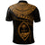 Guam Polynesian Custom Polo Shirt Guam Waves (Golden) - Polynesian Pride