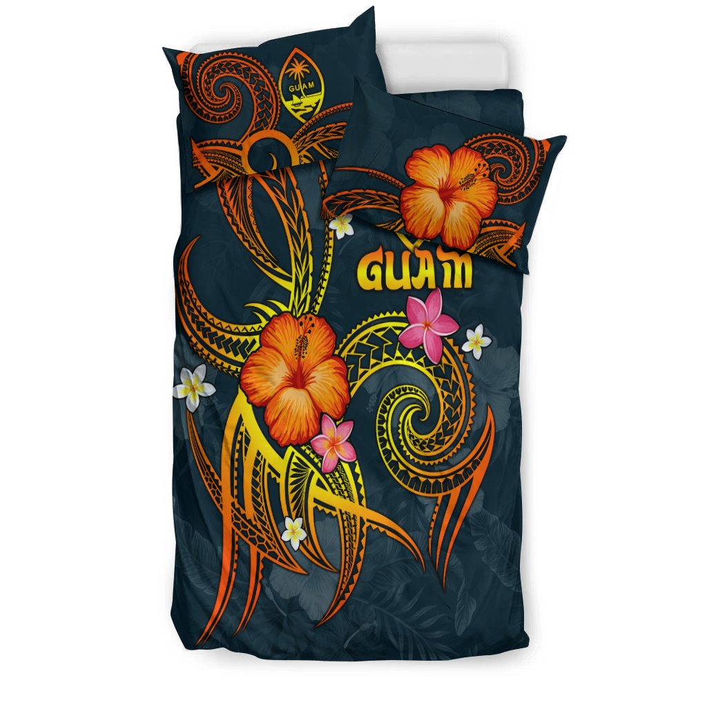 Guam Polynesian Bedding Set - Legend of Guam (Blue) - Polynesian Pride