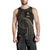 Federated States of Micronesia Custom Personalised Men's Tank Top - Gold Tribal Wave - Polynesian Pride