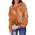 Guam Women's Off Shoulder Sweaters - Guamanian Spirit - Polynesian Pride