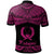 Pohnpei Polo Shirt Polynesian Tattoo Pink Version - Polynesian Pride