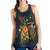 Chuuk Polynesian Personalised Women's Racerback Tank - Legend of Chuuk (Blue) - Polynesian Pride