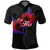 Valentine Day Guam Couple Im His Polo Shirt Heart Tribal LT12 Black - Polynesian Pride