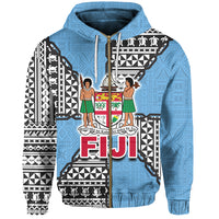 Fiji Polynesian Band Tattoo Zip Hoodie LT20 Unisex Green - Polynesian Pride