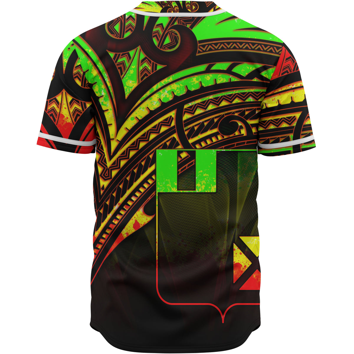 Wallis and Futuna Baseball Shirt - Reggae Color Cross Style - Polynesian Pride