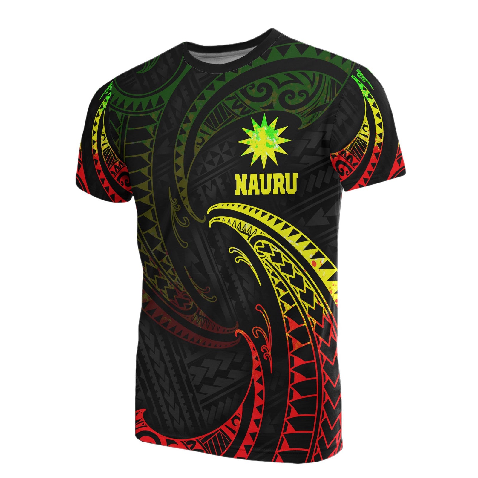 Nauru Polynesian T Shirt Reggae Tribal Wave Unisex Reggae - Polynesian Pride