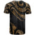 Samoa Polynesian Custom T Shirt Poly Tattoo Gold Version - Polynesian Pride