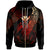 Hawaii Kanaka Maoli Polynesian Zip Hoodie Legend Red Version Unisex Black - Polynesian Pride