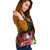 Fiji Shoulder Handbag - Turtle Plumeria (Red) - Polynesian Pride