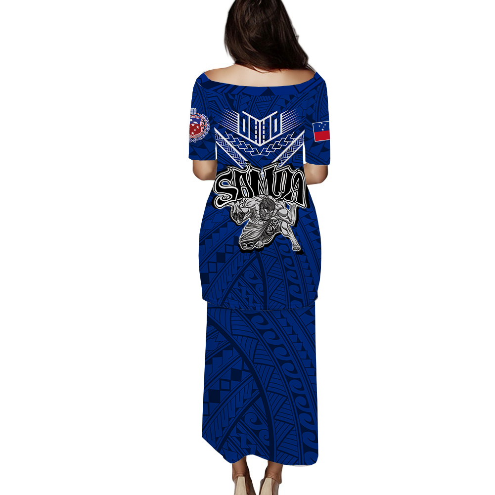 Toa Samoa Rugby Puletasi Dress - Samoan Warrior Pride - LT12 - Polynesian Pride