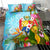 Tonga Bedding Set - Tropical Flowers Boho Style - Polynesian Pride