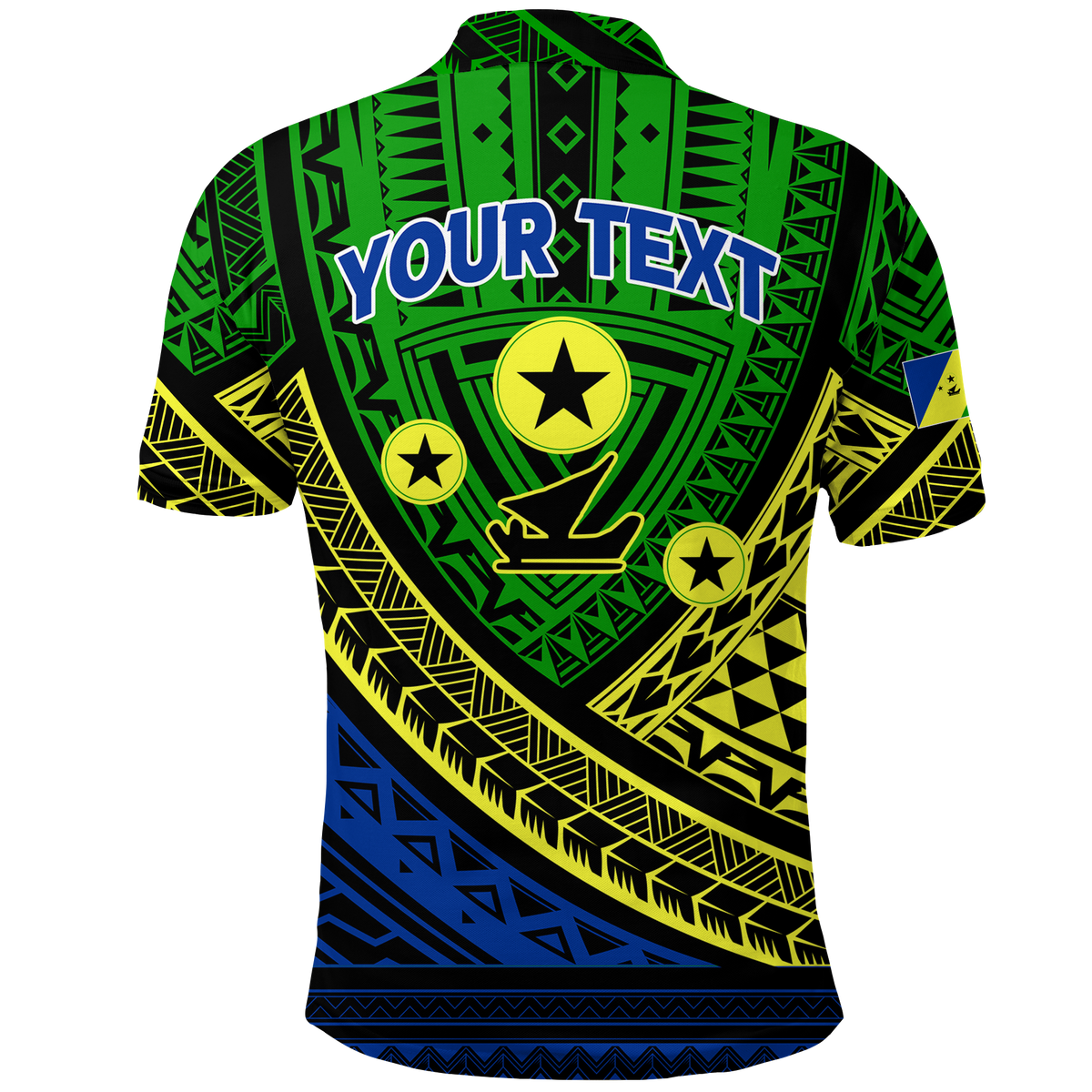 Custom Vanuatu Malampa Province Tribal Pattern Polo Shirt LT12 - Polynesian Pride