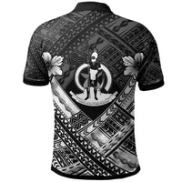 Vanuatu Polynesian Polo Shirt Vanuatu White Seal Camisole Hibiscus Style - Polynesian Pride