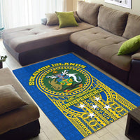 Solomon Islands Independence Anniversary 44th Years Area Rug - LT12 - Polynesian Pride