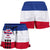 Hawaii Flag Polynesian Women's Shorts Women White - Polynesian Pride