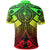 Chuuk Polo Shirt Reggae Seal with Polynesian Tattoo - Polynesian Pride