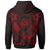 Hawaii Custom Zip up Hoodie Red Seal Polynesian Patterns - Polynesian Pride