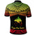 Papua New Guinea Custom Polo Shirt Polynesian Tattoo Reggae Version - Polynesian Pride