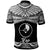 Yap Custom Polo Shirt Polynesian Tattoo White Version - Polynesian Pride