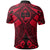 Guam Polynesian Polo Shirt Red Guam Coat Of Arms Polynesian Tattoo - Polynesian Pride