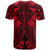 Chuuk Custom T Shirt Red Seal with Polynesian Tattoo - Polynesian Pride