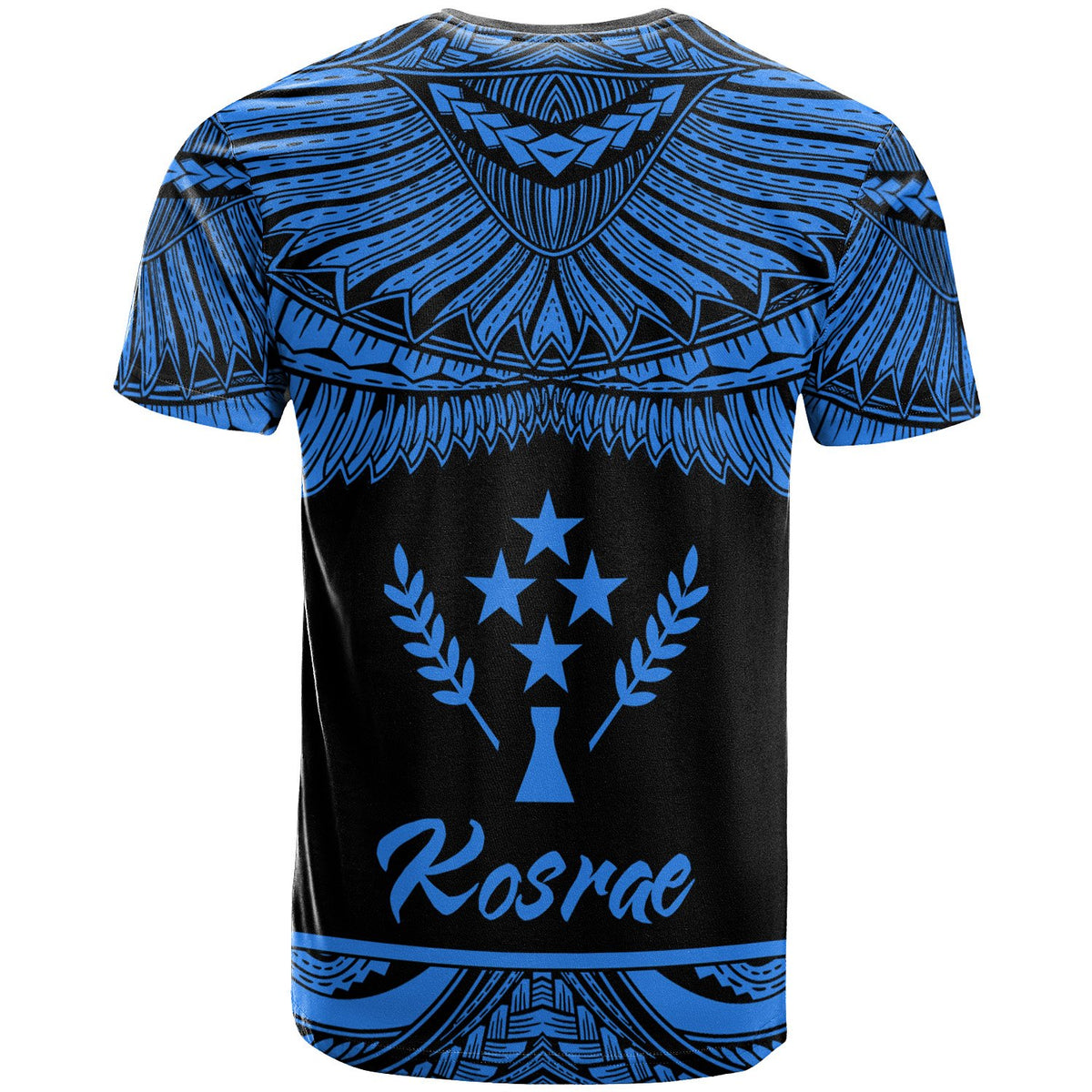 Kosrae Polynesian T Shirt Kosrae Pride Blue Version - Polynesian Pride