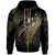 Yap Micronesia Zip Hoodie Legend Gold Version Unisex Black - Polynesian Pride